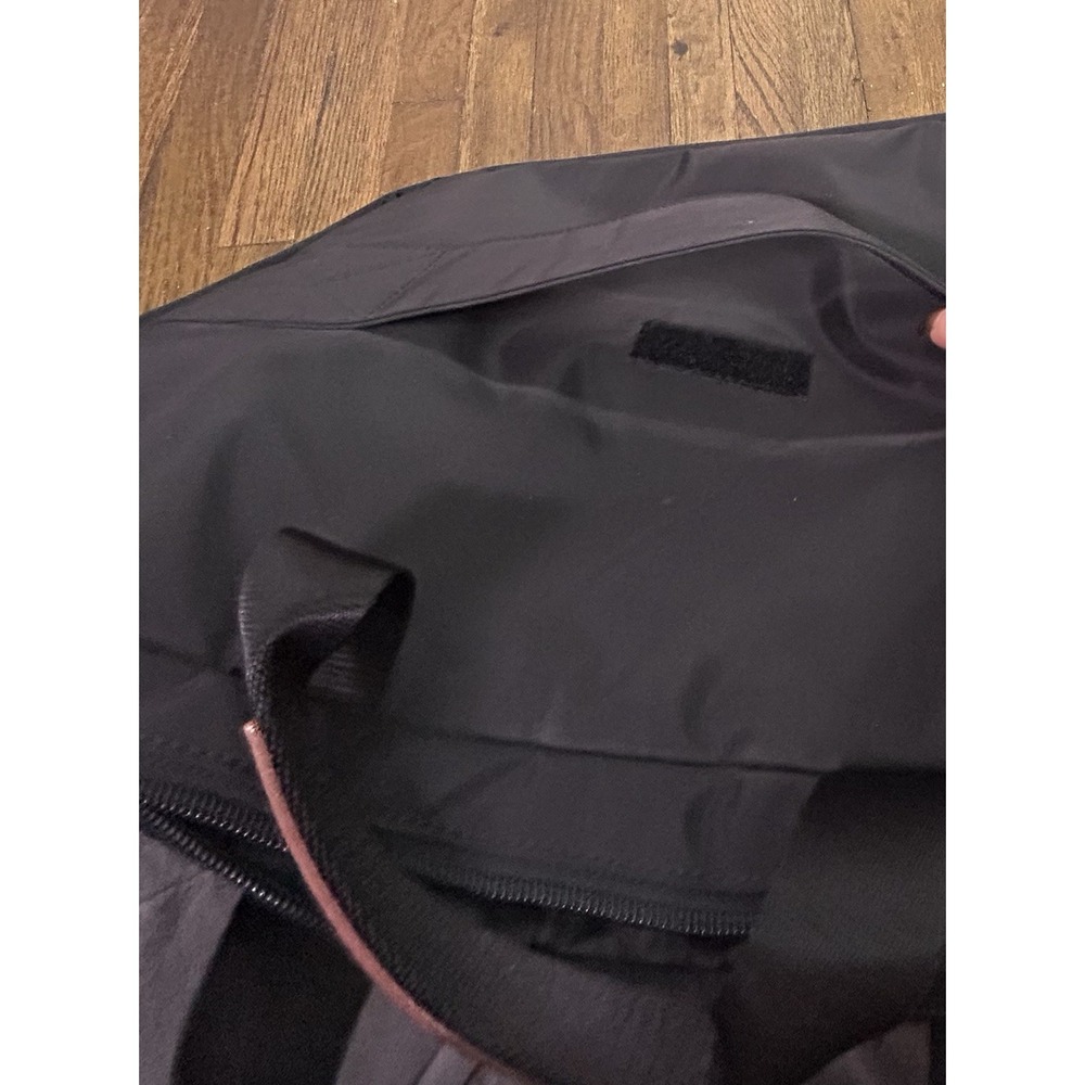 black nylon BRIC'S Milano Briefcase Leather Logo Front Pocket - Picture 6 of 8